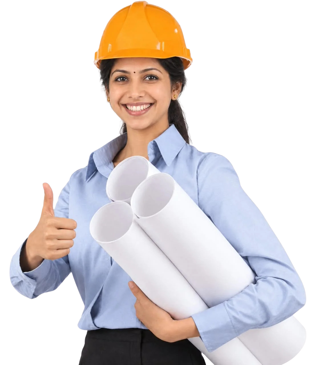 Female Construction Planning Engineer